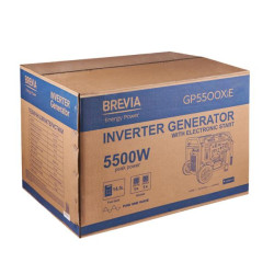 Buy Brevia generator Inverter gasoline 5,5kW (Nom 5.0kW) with electrical starter
