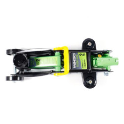 Купити Домкрат гідравлічний, підкатний, 2т, 6 кг, висота 125-300мм, пластикова упаковка