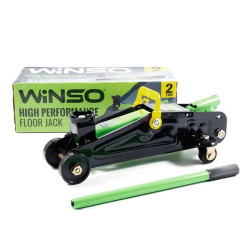 Купити Домкрат гідравлічний, підкатний, 2т, 7,2 кг, висота 125-310мм, картонна упаковка