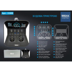 Buy Brevia 1000w Lifepo4 charging station