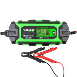 Buy WINSO PRO 12V battery charger, 4A LCD