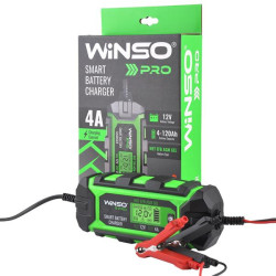 Buy WINSO PRO 12V battery charger, 4A LCD