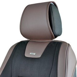 Buy Set, 3D Beltex Montana seats covers, black-brown