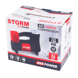 Купить Компрессор автомобильный Storm Max Power 10 Атм 40 л/мин 170 Вт