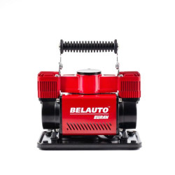 Купить Компрессор автомобильный Белавто БУРАН двухцилиндровый с зажимами АКБ