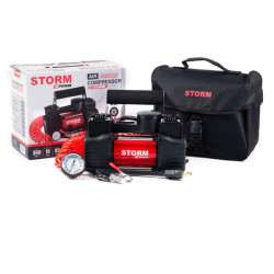Купить Компрессор двухцилиндровый автомобильный Storm Bi-Power10 Атм 85 л/мин 360 Вт