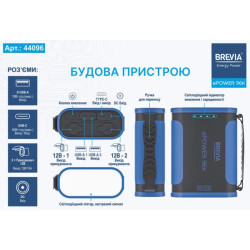 Купити Повербанк (Power Bank) Brevia ePower 96000mAh 307.2Wh LiFePo4