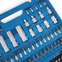 Купить Профессиональный набор инструментов в кейсе MÖLDER 1/2 ", 1/4" 72 T, CR-V, 108ед.