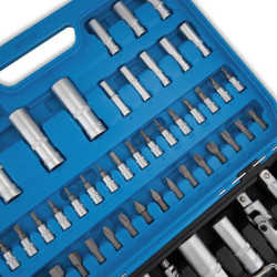 Купить Профессиональный набор инструментов в кейсе MÖLDER 1/2 ", 1/4" 72 T, CR-V, 94ед.