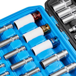 Купить Профессиональный набор инструментов в кейсе MÖLDER 1/2", 1/4", 3/8" 72Т, CR-V, 176ед.