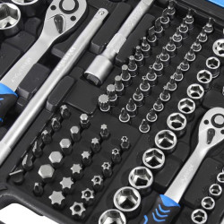 Купить Профессиональный набор инструментов в кейсе MÖLDER 1/2", 1/4", 3/8" 72Т, CR-V, 176ед.