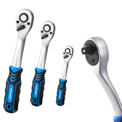 Купить Профессиональный набор инструментов в кейсе MÖLDER 1/2", 1/4", 3/8" 72Т, CR-V, 219ед.