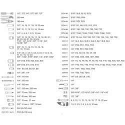 Купить Профессиональный набор инструментов в кейсе MÖLDER 1/2", 1/4", 3/8" 72Т, CR-V, 233ед.