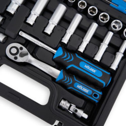 Купить Профессиональный набор инструментов в кейсе MÖLDER 1/4" 72 T, CR-V, 56ед.