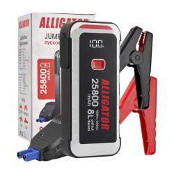 Купить Пусковое устройство Alligator Jump Starter 1500A/2500A 25800mAh со Smart-клемами