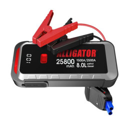 Купить Пусковое устройство Alligator Jump Starter 1500A/2500A 25800mAh со Smart-клемами