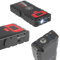 Купить Пусковое устройство Alligator Jump Starter 1500A/2500A 25800mAh со Smart-клемами и беспроводной зарядкой