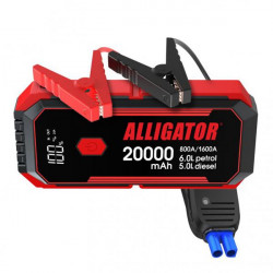 Купить Пусковое устройство Alligator Jump Starter 800A/1600A 20000mAh со Smart-клеммами