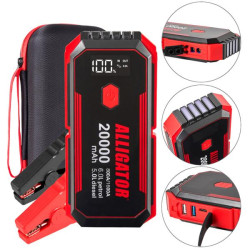 Купить Пусковое устройство Alligator Jump Starter 800A/1600A 20000mAh со Smart-клеммами