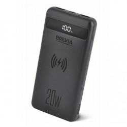 Купить Повербанк (Power Bank) Brevia 10000mAh 20W Wireless Qi10W Li-Pol, LCD