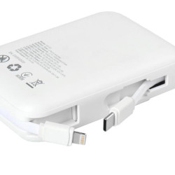 Buy Power Bank) Brevia 10000Mah 22.5w Type-C+Lightning Cable, Li-Pol, LCD