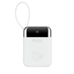 Buy Power Bank) Brevia 10000Mah 22.5w Type-C+Lightning Cable, Li-Pol, LCD
