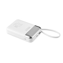 Buy Power Bank) Brevia 10000Mah 22.5w Type-C+Lightning Cable, Li-Pol, LCD
