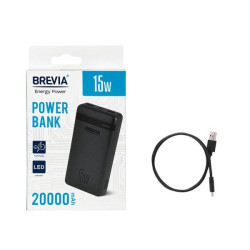Buy Power Bank) Brevia 20000Mah 15w Li-Pol