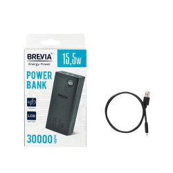 Buy Power Bank) Brevia 30000Mah 15.5W Li-Pol, LCD