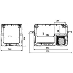 Купити Холодильник автомобільний Brevia 25л 22400