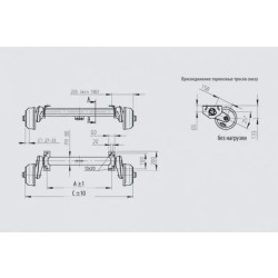 Buy Torssiona AL-KO brakes 1000 kg 1000 mm (100x4)