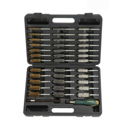 Купить Набор зачистных щеток (нейлоновые, металические, с латунным покрытием) 38 пр. (FORCE 938U1)