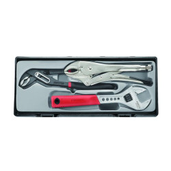 Купить Тележка инструментальная 7-ми секционная с инструментом 361 пр. (FORCE 10217B-361)