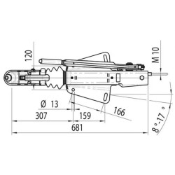 Buy Brake Al-KO 251s 1500-2700 kg AK 270