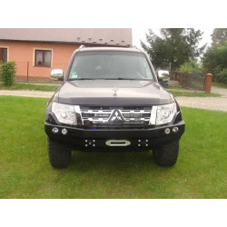 Купить Передний бампер без кенгурятника для Mitsubishi Pajero IV 06-15 Фабрика 4x4 ZPM