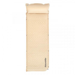 Купити Самонадувний килимок одномісний з подушкою Naturehike CNK2300DZ014, 30 мм, бежевий