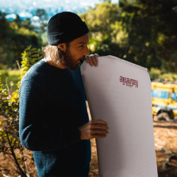 Купить Самонадувний матрац одномісний Naturehike NH20DZ002, 30 мм, бежевий