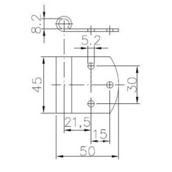 Купить Петля Winterhoff BSCH 50-8-1