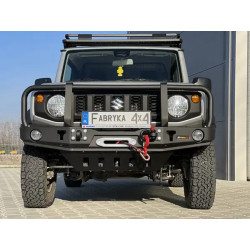 Купити Передній бампер з кенгурятником зйомним Suzuki Jimny 18+ Фабрика 4x4