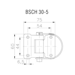 Купить Петля борта Winterhoff BSCH 30-5