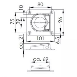 Купить Петля крепления груза Winterhoff ZBF 70-1