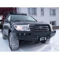 Купить Передний бампер с кенгурятником для Toyota LC 200 F4X4