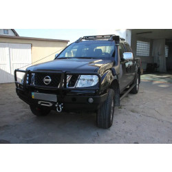 Купить Передний бампер с кенгурятником Nissan Navara D40 / Pathfinder F4X4