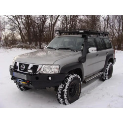 Купить Передний бампер без кенгурятника Nissan Patrol GU4 F4X4