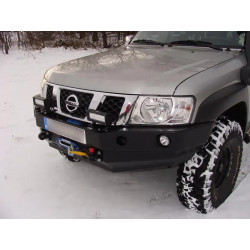 Купить Передний бампер без кенгурятника Nissan Patrol GU4 F4X4