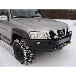 Купить Передний бампер без кенгурятника Nissan Patrol GU4 F4X4