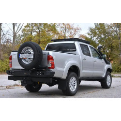 Купить Задний бампер под держатели колеса и канистры Toyota Hilux 04-15 F4X4