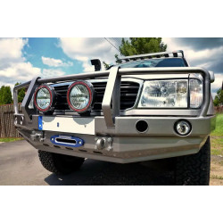 Купить Передний бампер с кенгурятником Toyota Land Cruiser 100 04-07 рестайлинг F4X4