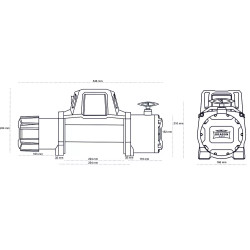 Купити Лебідка електрична Dragon Winch DWM 13000 ST 12 В трос 30 м