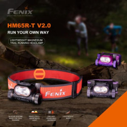Купить Ліхтар налобний Fenix HM65R-T V2.0 бузковий